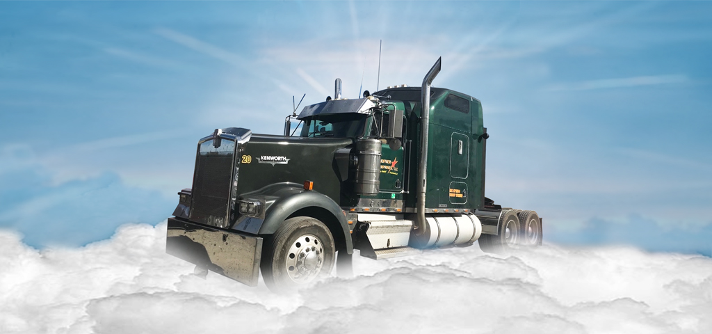 Teal Semi Trailer PROOF